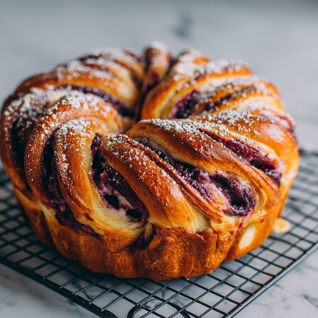 Blueberry Cream Cheese Babka Recipe