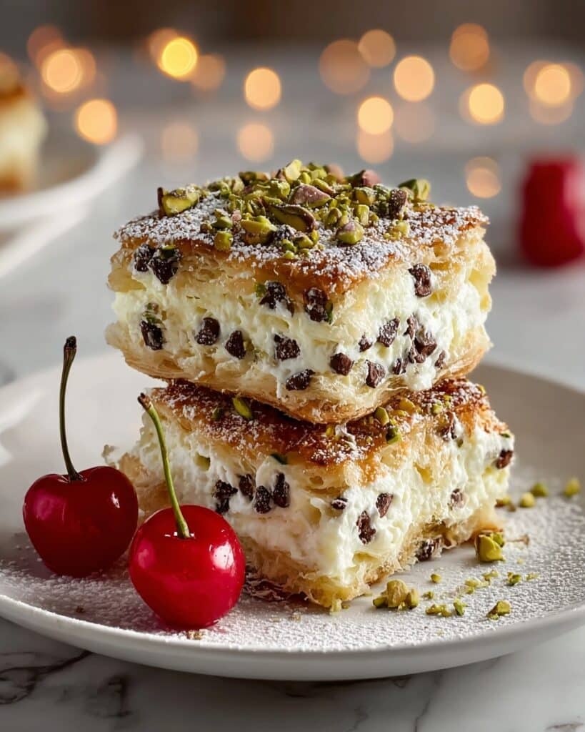 Classic Cannoli Squares Recipe