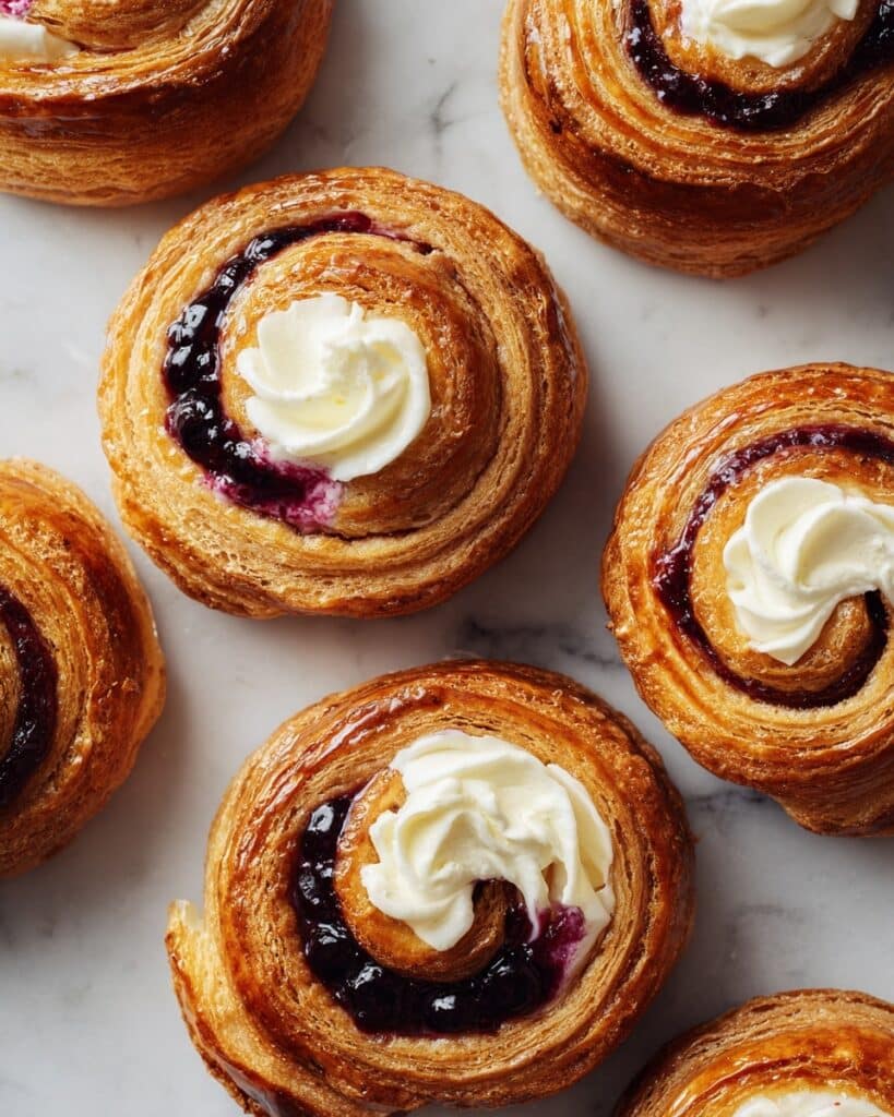 Sourdough Discard Raspberry Cream Cheese Danish Recipe