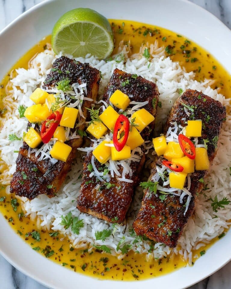 Tropical Grouper in Spicy Coconut Ginger Sauce Recipe