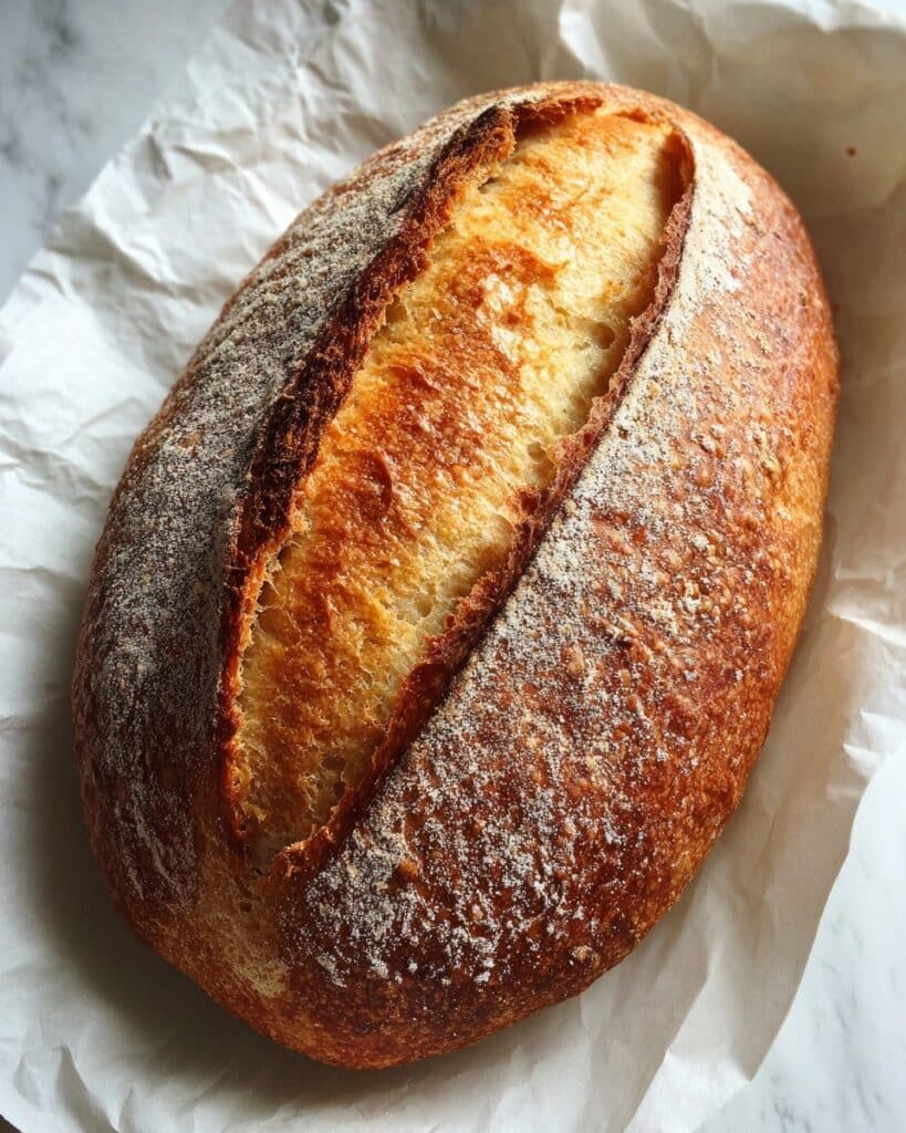 Easiest Ever No-Knead Sourdough Bread Recipe