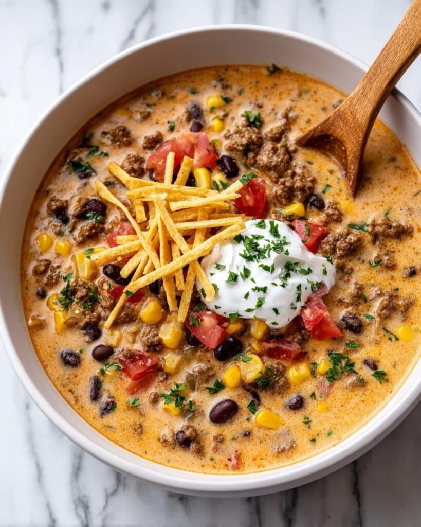 Cozy Creamy Taco Soup Recipe