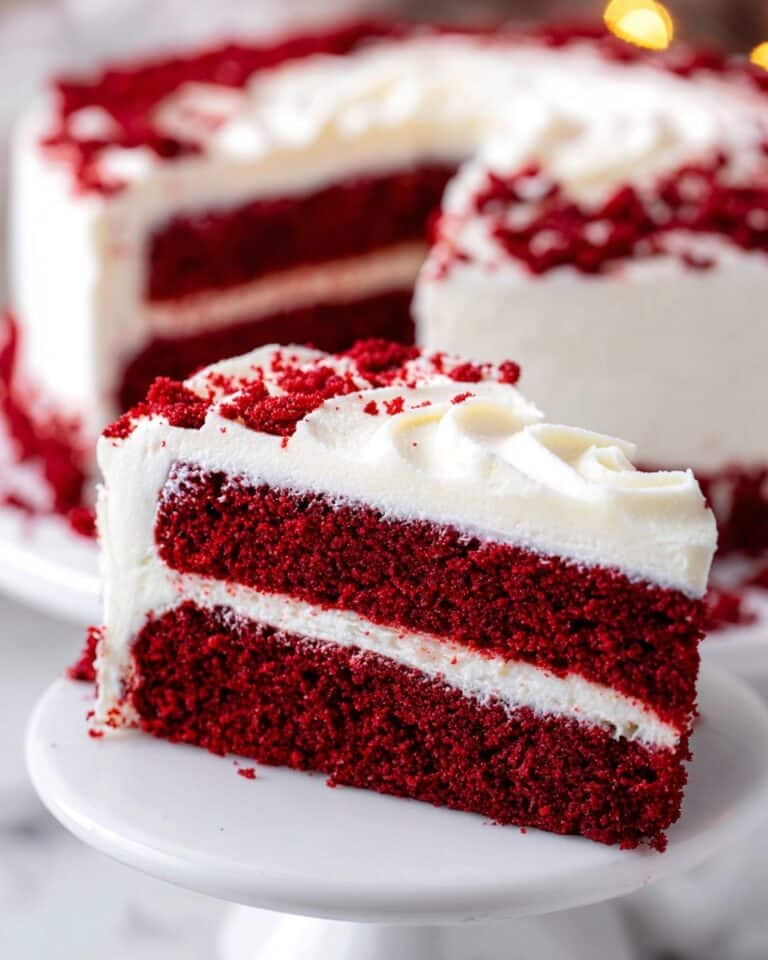 Red Velvet Cake with Cream Cheese Frosting Recipe