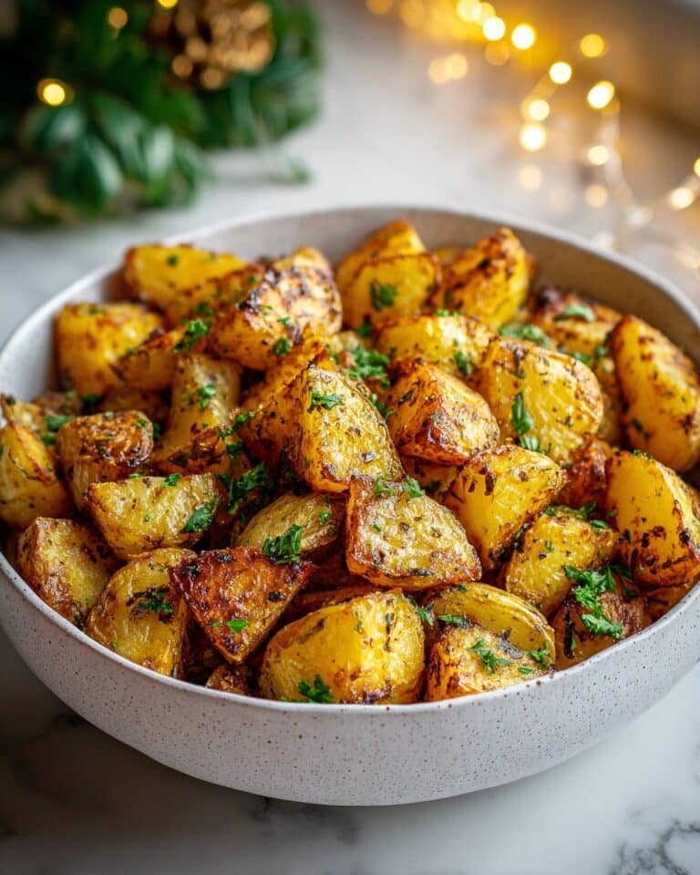 Garlic Roast Potatoes for Thanksgiving Recipe