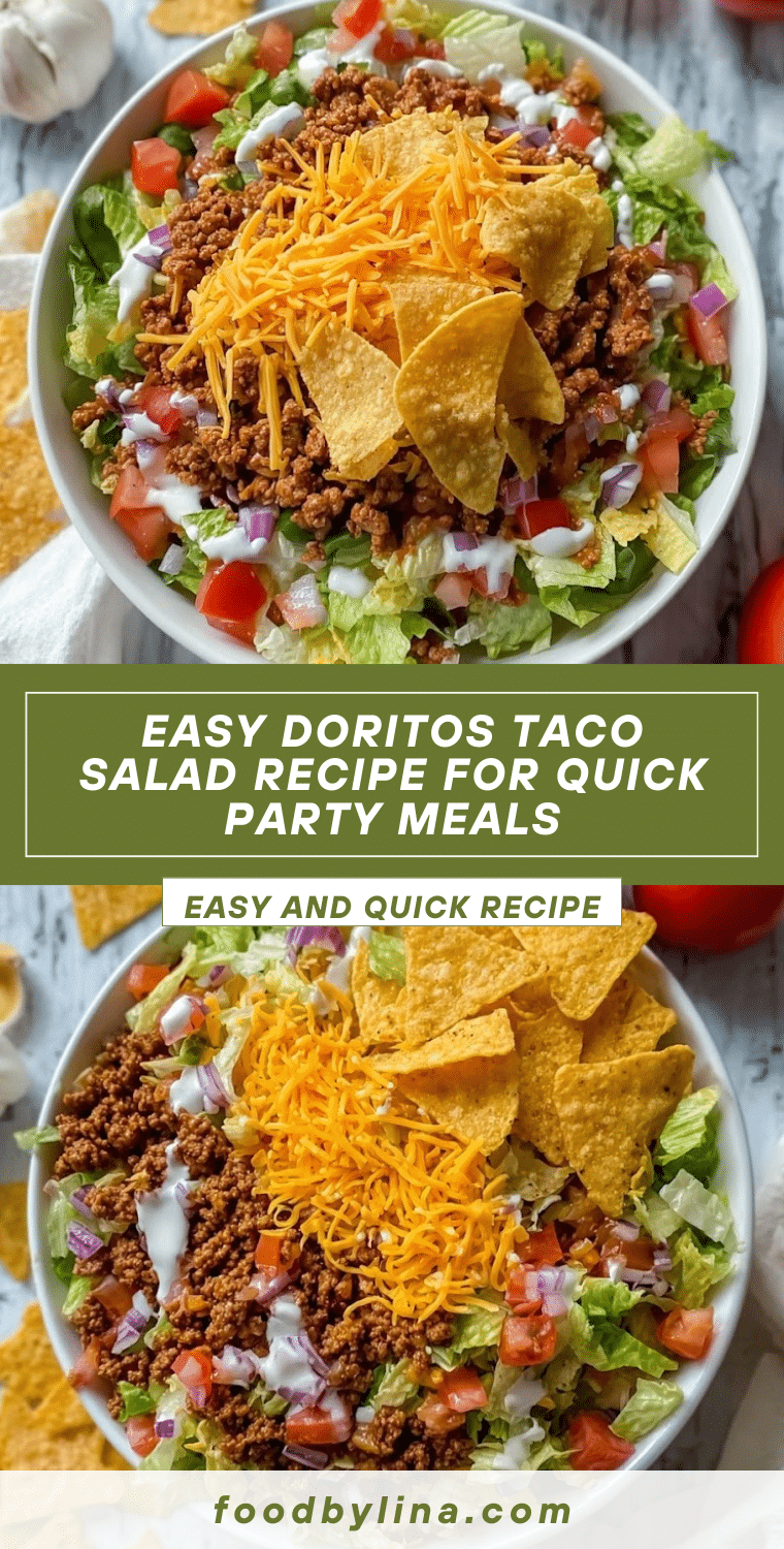 Easy Doritos Taco Salad Recipe | Quick & Flavorful Crowd Pleaser