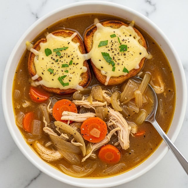 Creamy French Onion Chicken Soup Recipe