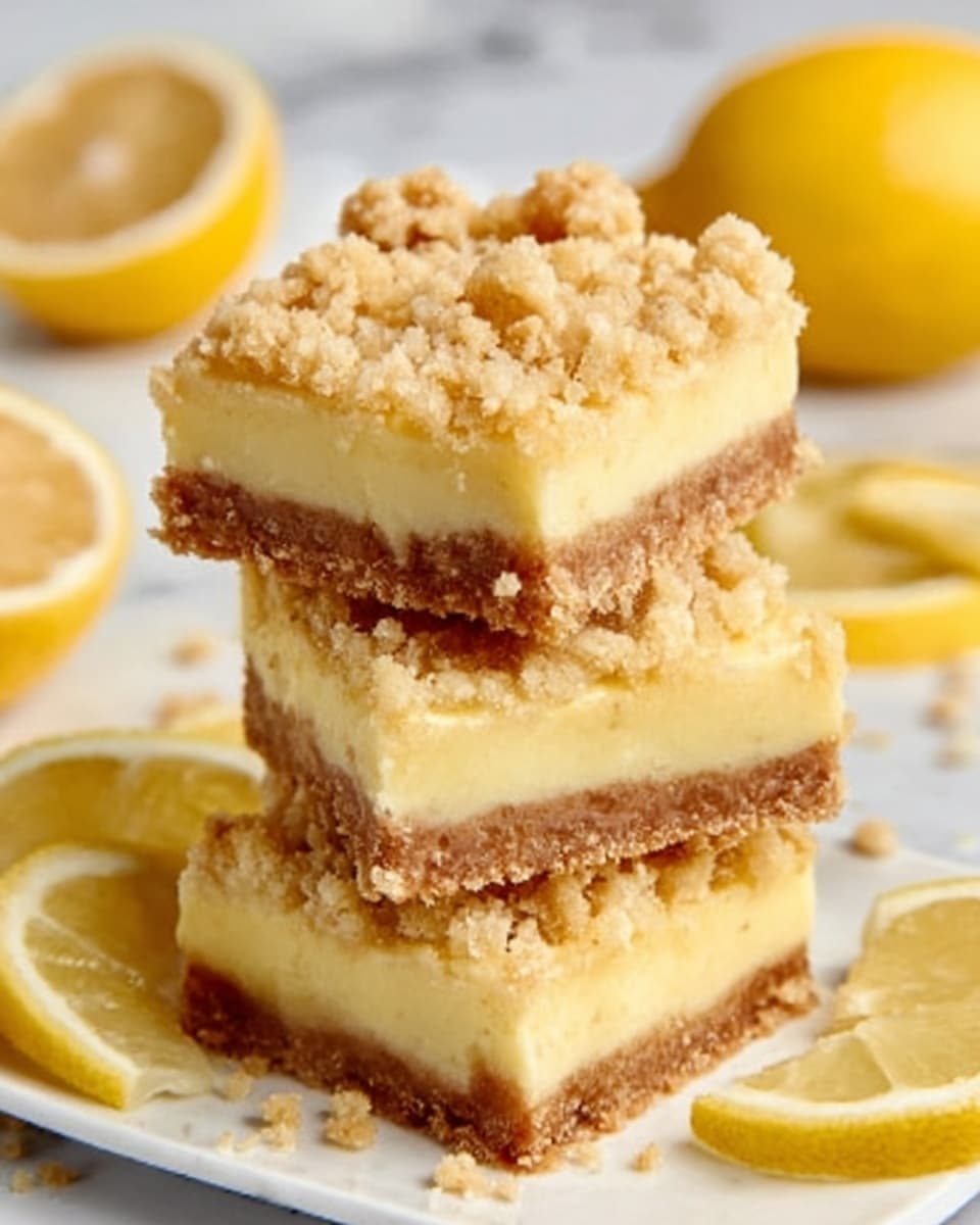 Homemade Lemon Crumb Bars Recipe