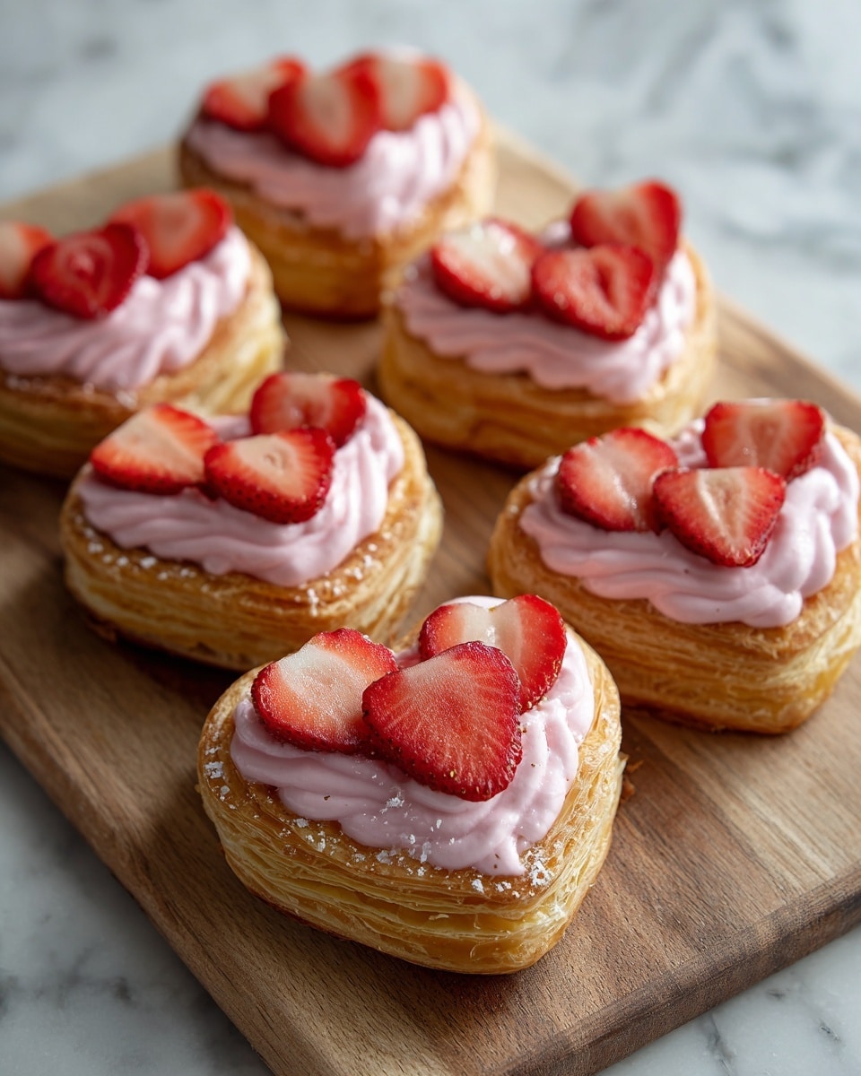 Strawberry Cream Cheese Heart Danishes Recipe