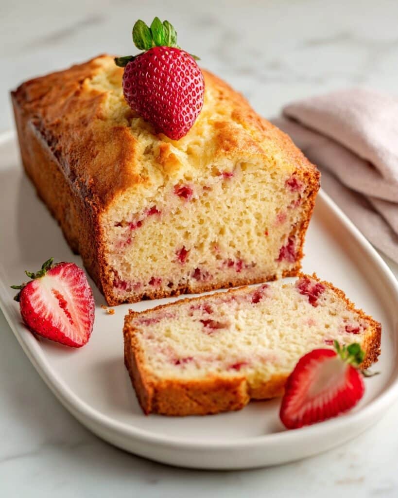 Strawberry Quick Bread with Fresh Berries Recipe