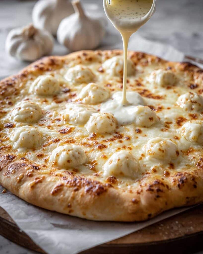 Creamy Garlic Pizza Sauce Recipe
