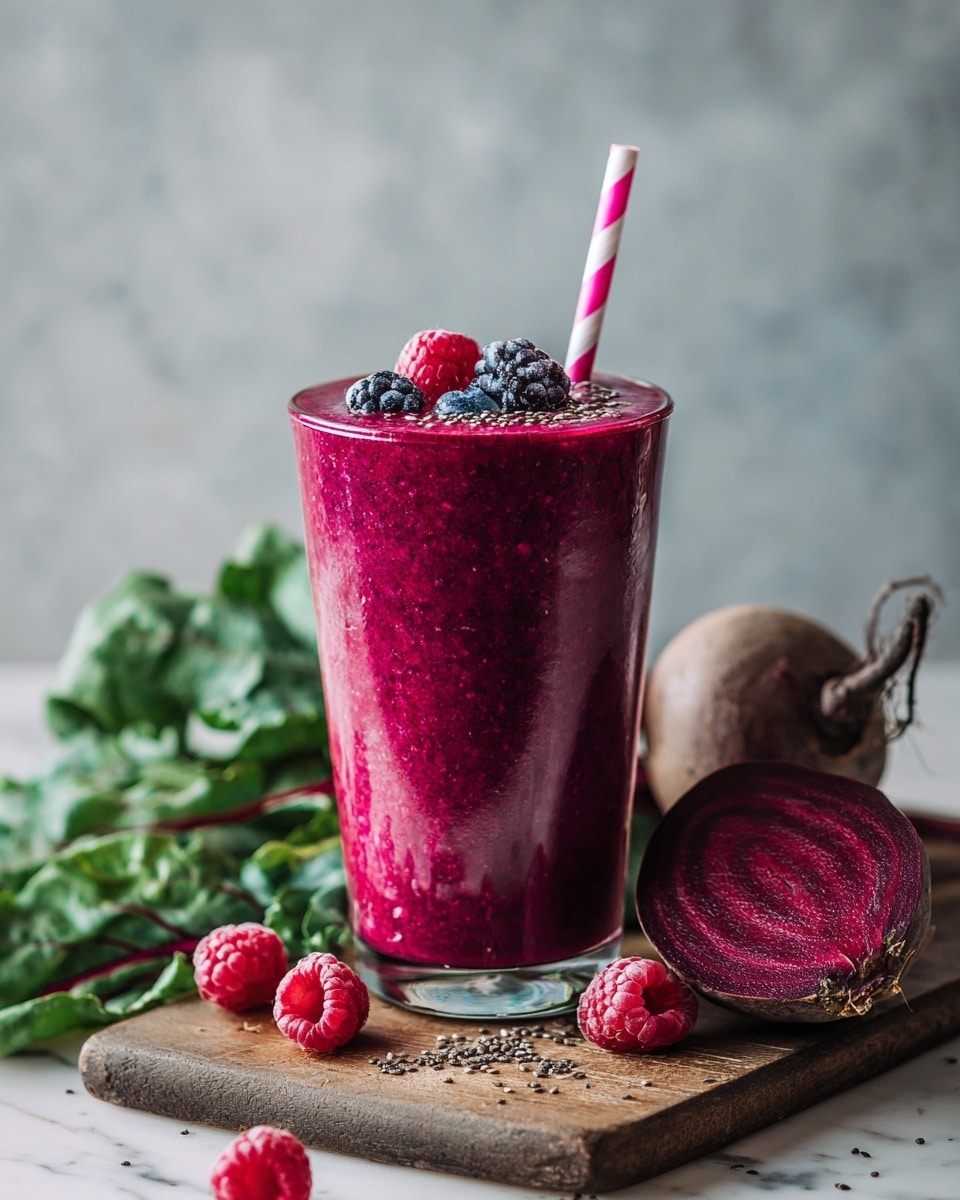 Beet Berry Smoothie with Rosemary Recipe