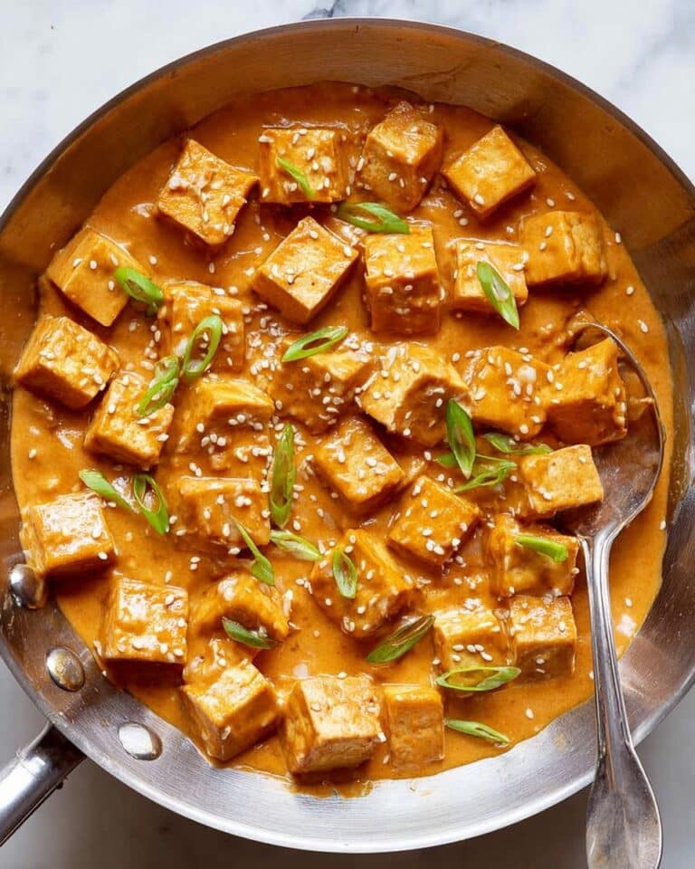 Spicy Tofu with Creamy Coconut Sauce Recipe