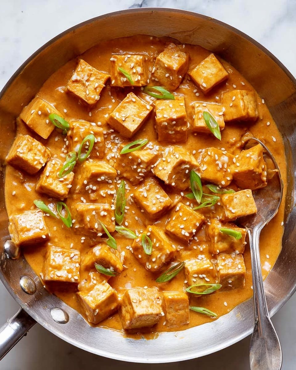 Spicy Tofu with Creamy Coconut Sauce Recipe