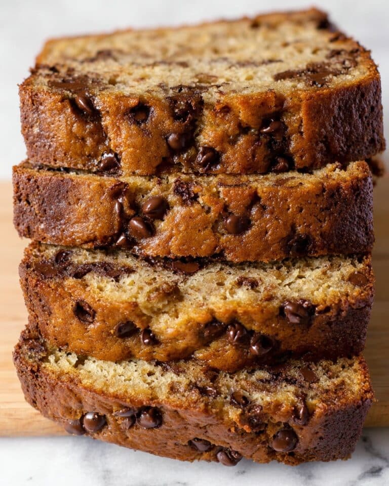 Easy Chocolate Chip Banana Bread Recipe