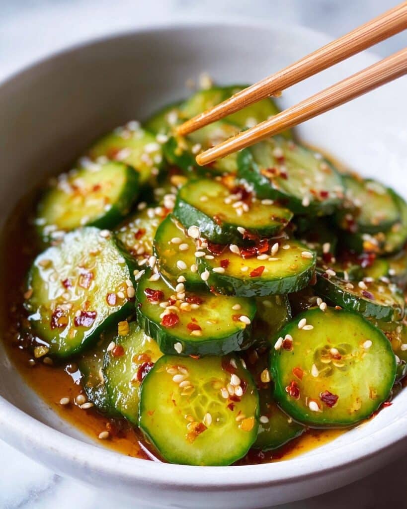 Easy Asian Cucumber Salad Recipe