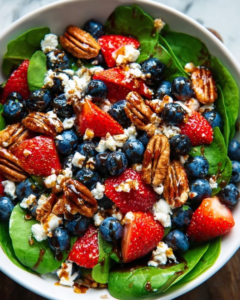 15-Minute Strawberry Spinach Salad Recipe