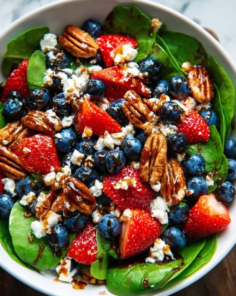 15-Minute Strawberry Spinach Salad Recipe
