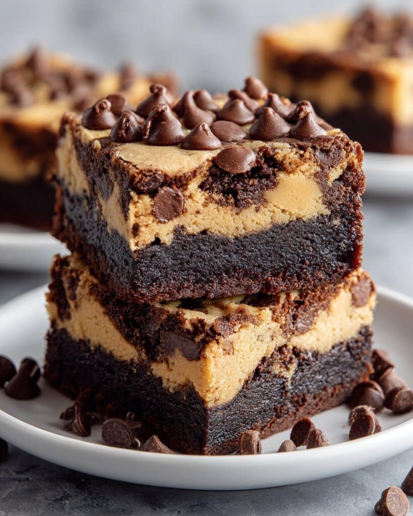Cookie Dough Brownies Recipe