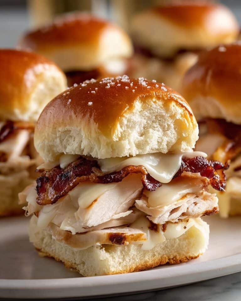 Maple Chicken Bacon Sliders Recipe