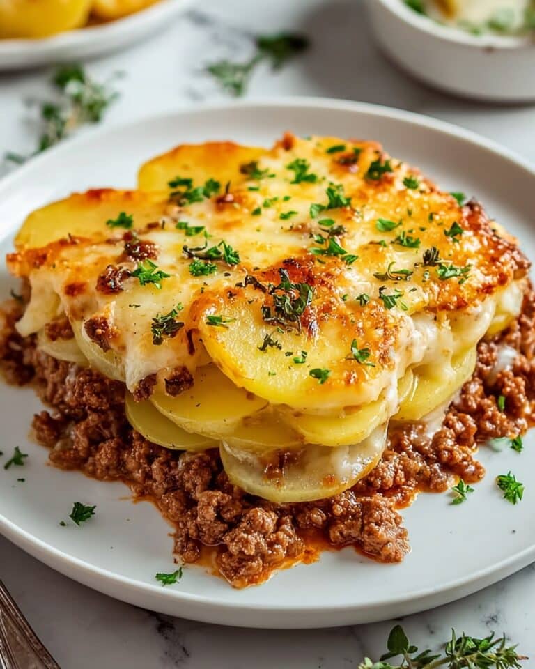 Hobo Casserole with Ground Beef and Potatoes Recipe