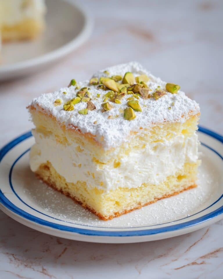 Lemon Pistachio Ricotta Cloud Cake Recipe