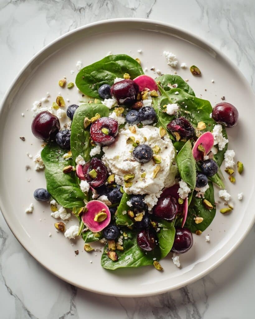 Blueberry Pistachio Spring Salad Recipe