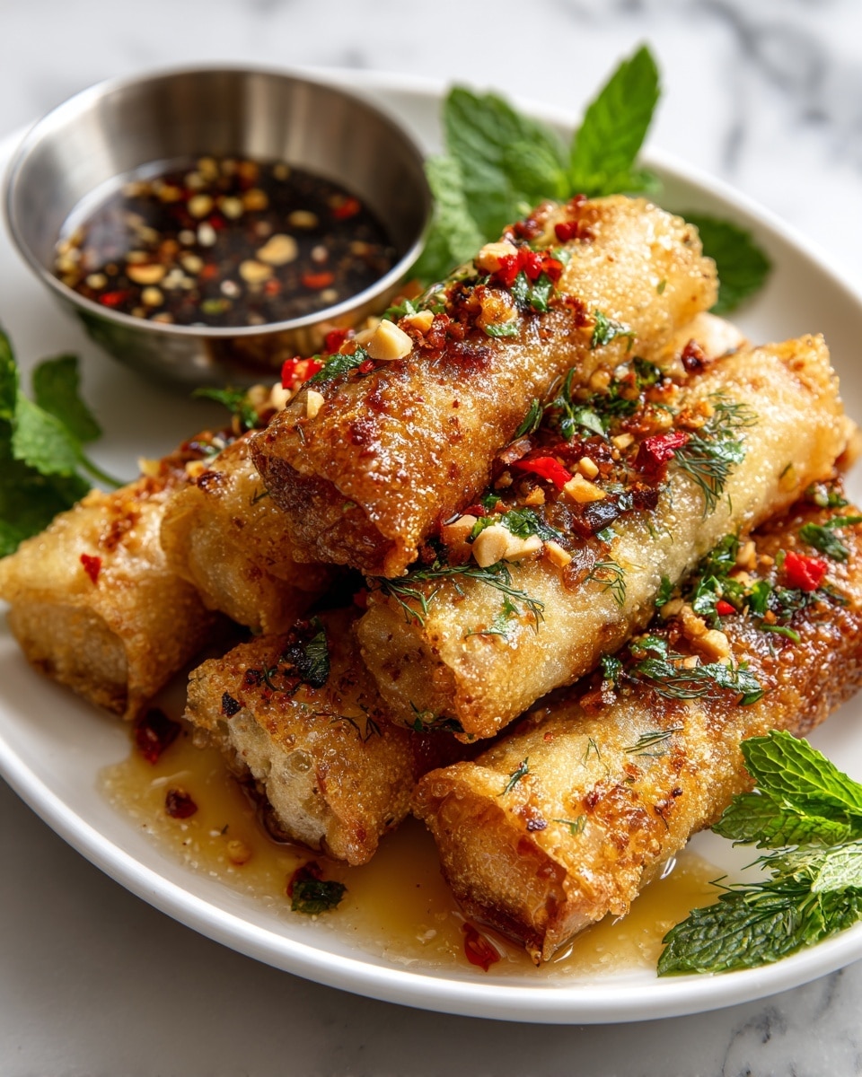 Oven Fried Feta Rolls with Chili Honey Recipe