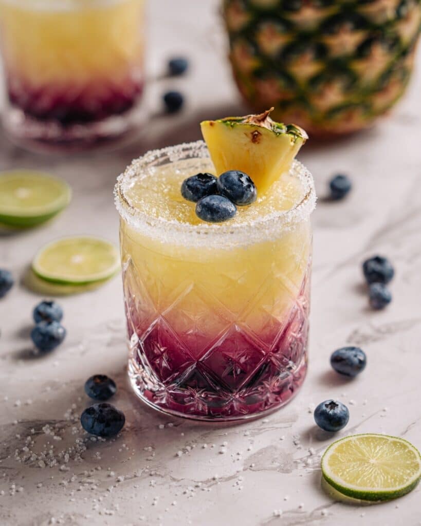 Fruity & Refreshing: Pineapple Blueberry Margarita Recipe