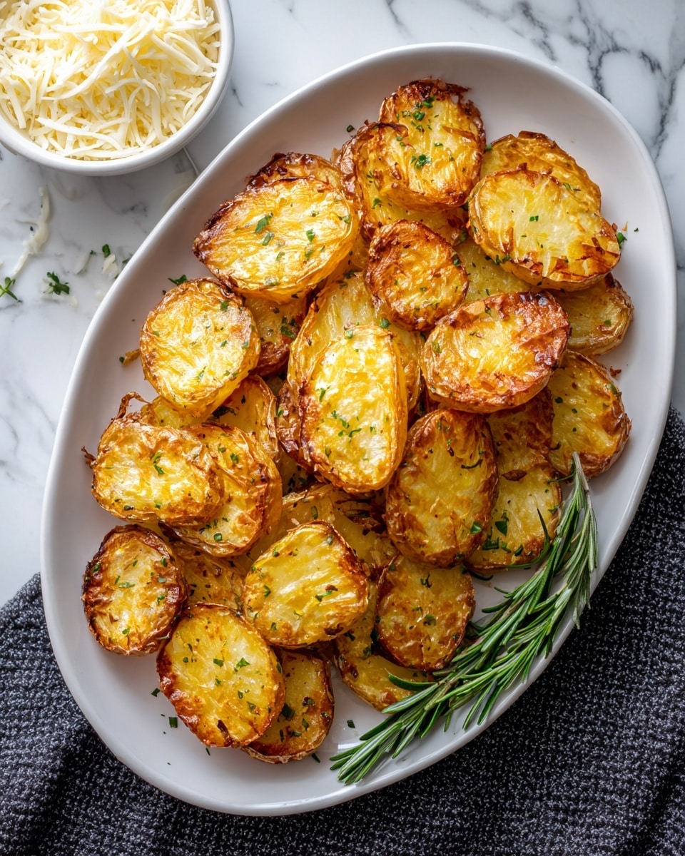 Classic Garlic Butter Parmesan Roasted Potatoes Recipe