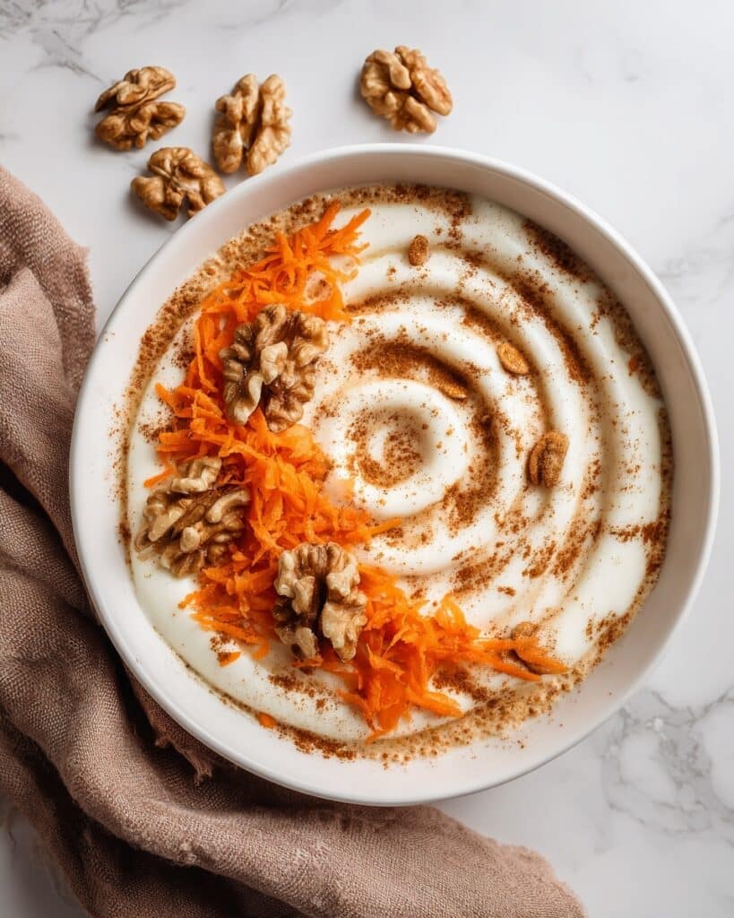 Carrot Cake Overnight Oats Recipe