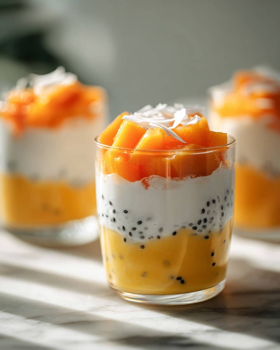 Easy Mango Sago Dessert Pudding Recipe