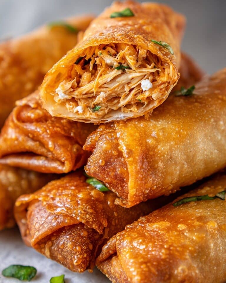 Buffalo Chicken Egg Rolls Recipe