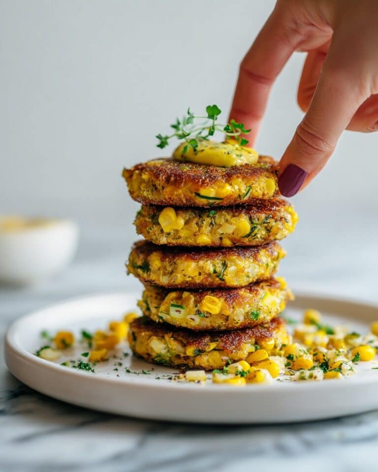 Corn Spinach Fritters Recipe