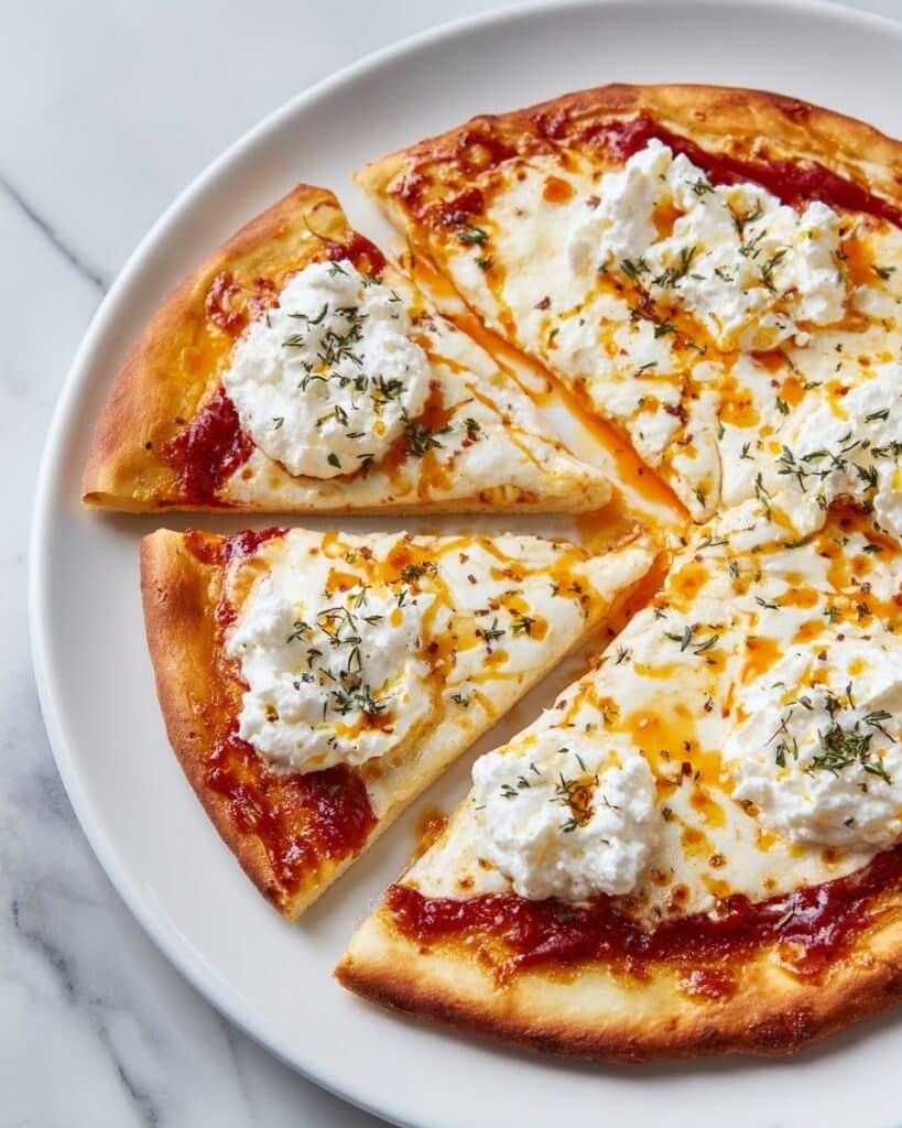 Hot Honey Ricotta Pizza Recipe