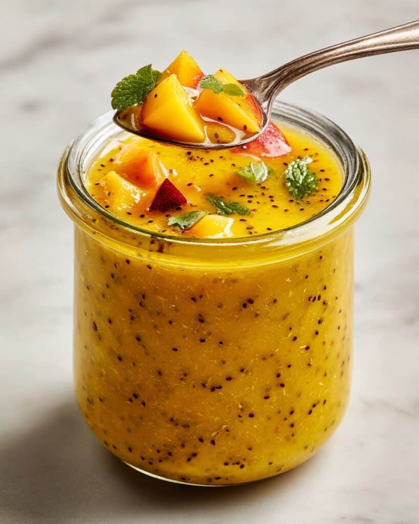 Peach Honey Dijon Balsamic Vinaigrette Recipe
