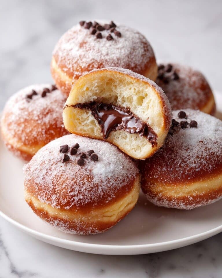Nutella Stuffed Donuts Recipe