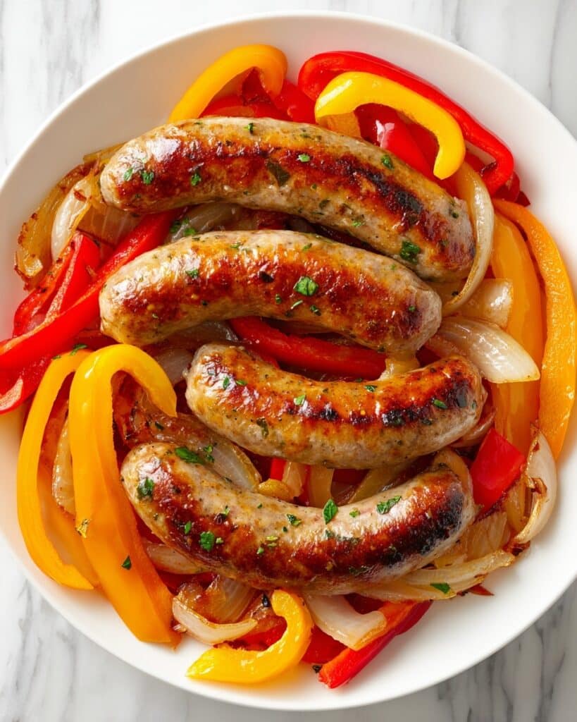 Sheet Pan Sausage and Peppers: 5 Irresistible Flavors Recipe