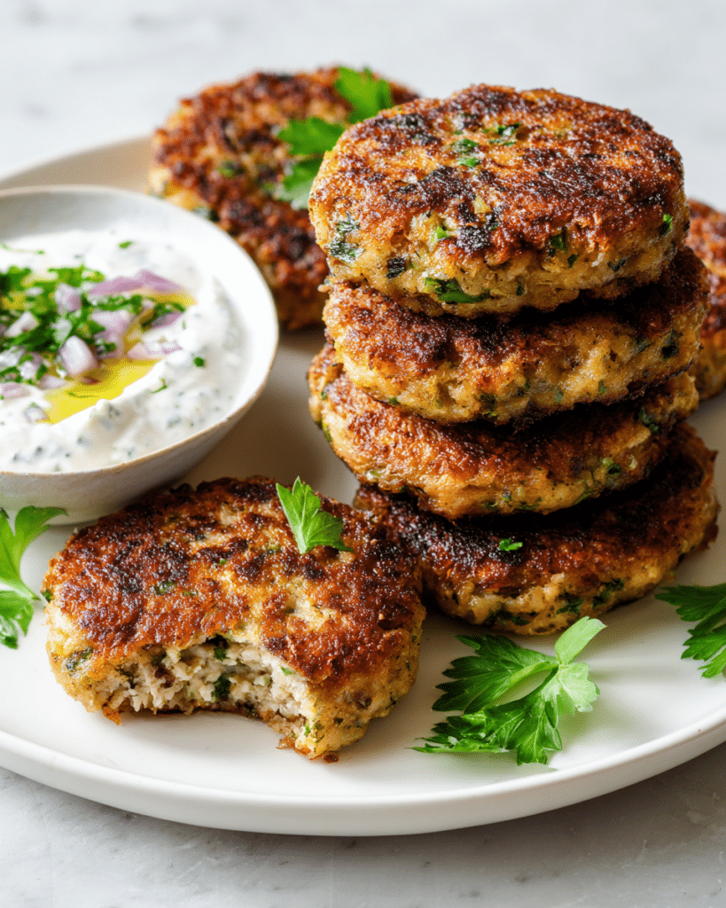 Savory Greek Turkey Patties Recipe