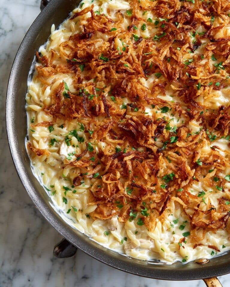 Creamy French Onion Chicken Orzo for Cozy Weeknight Dinners Recipe