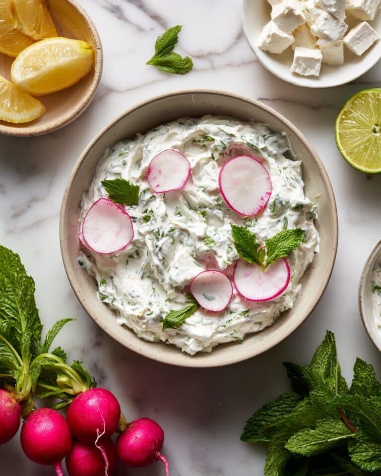 Healthy Radish Tzatziki Dip Recipe