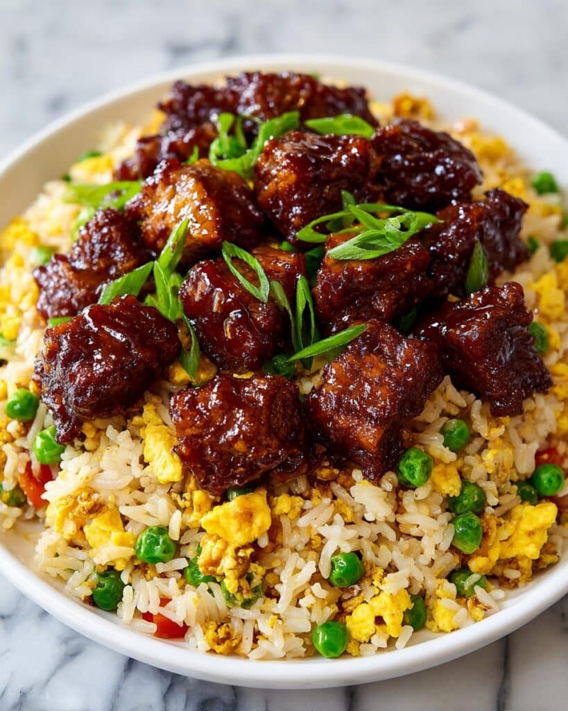 One-Pan Honey BBQ Chicken Rice Recipe