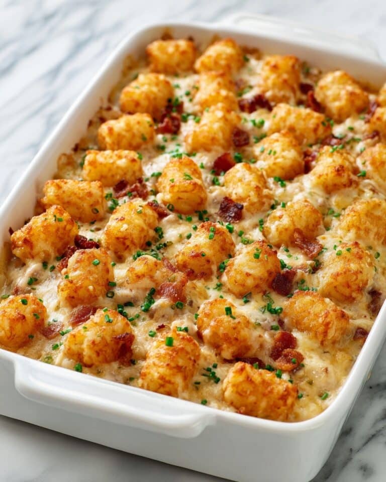 Cracked Out Chicken Tater Tot Casserole Recipe