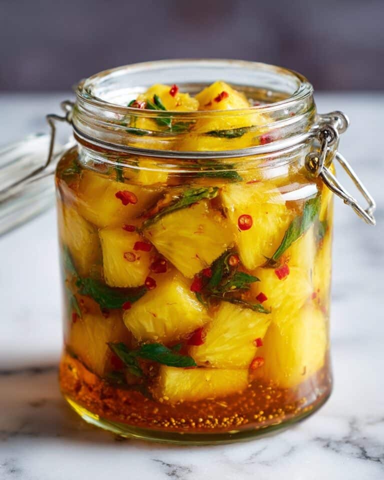 Tangy and Sweet Fermented Pineapple Kimchi Made Easy Recipe
