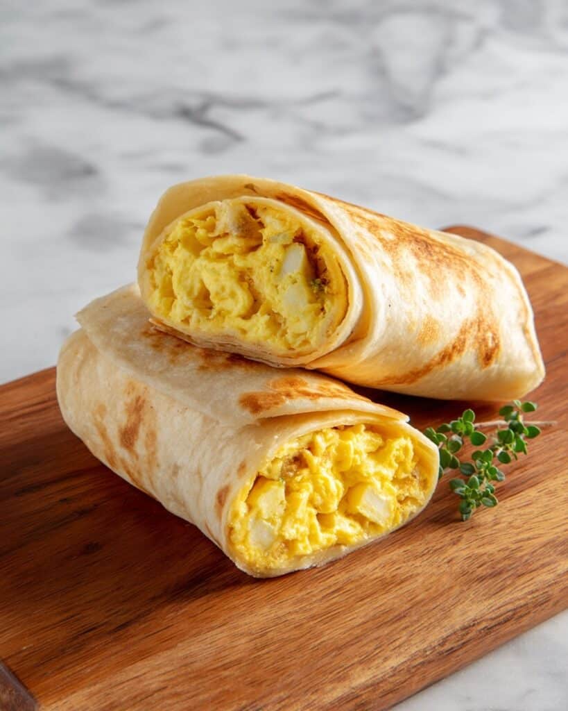 Cheese Omelette Wrap Recipe