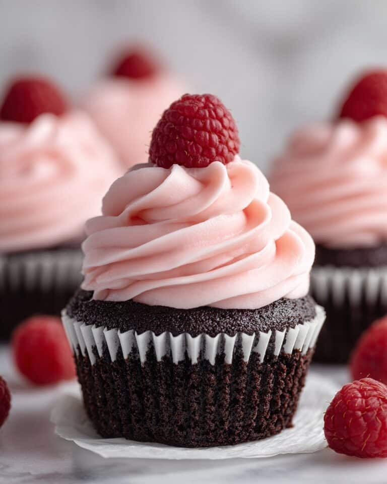 Decadent Chocolate Raspberry Cupcakes Recipe