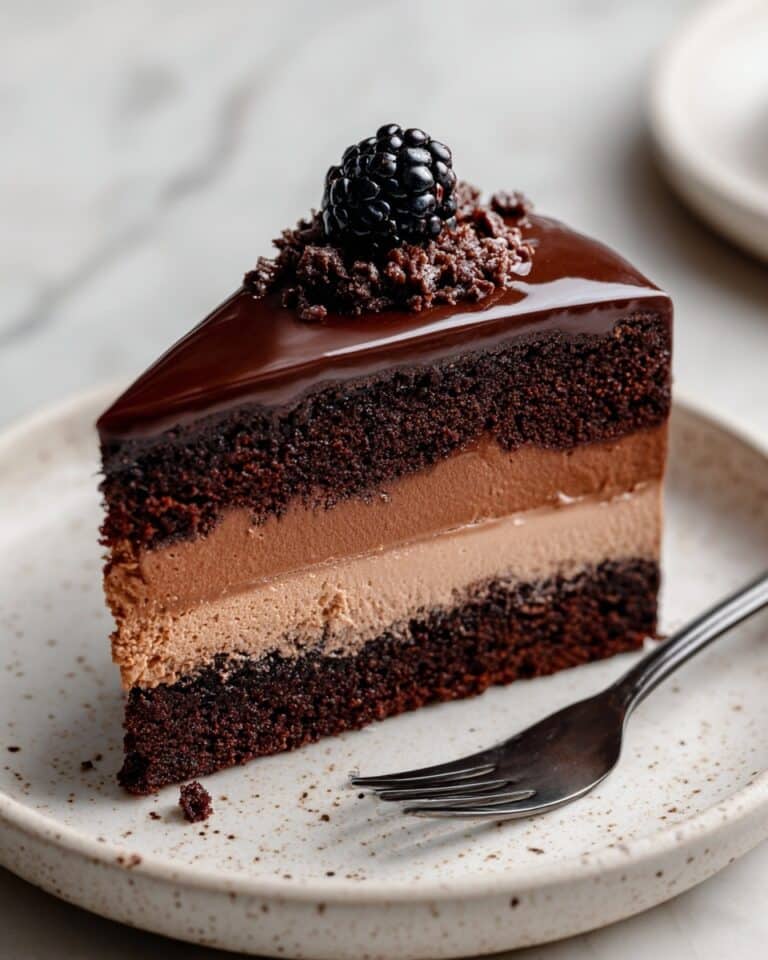 Decadent Dark Chocolate Mousse Cake Recipe