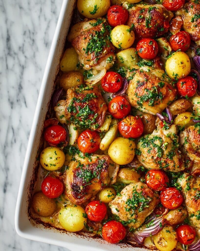 Flavor-Packed Greek Sheet Pan Chicken and Veggies (Healthy & Hassle-Free!) Recipe