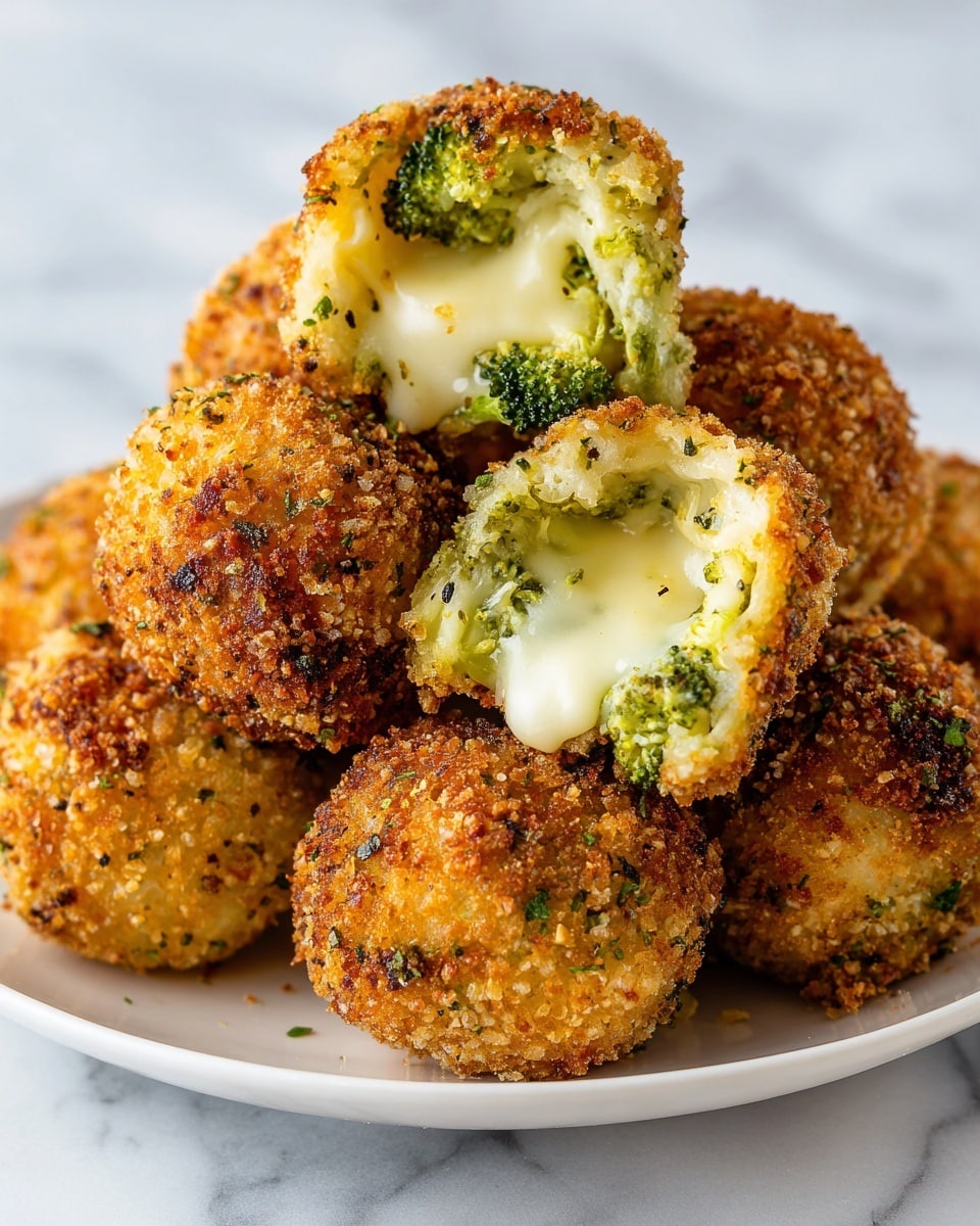 Baked Broccoli Cheese Balls Recipe