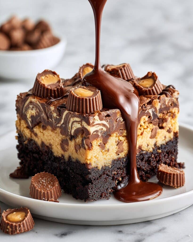 Easy Peanut Butter Cup Dump Cake – Chocolate Peanut Butter Cake Recipe