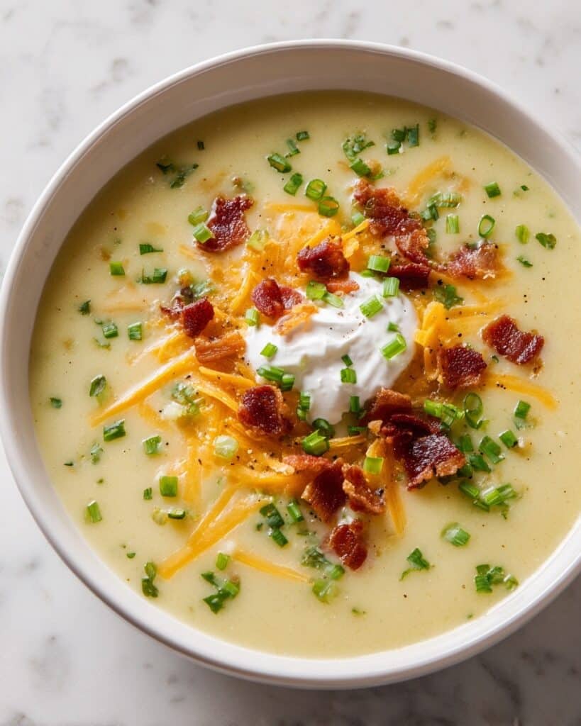 Creamy Loaded Baked Potato Soup Recipe